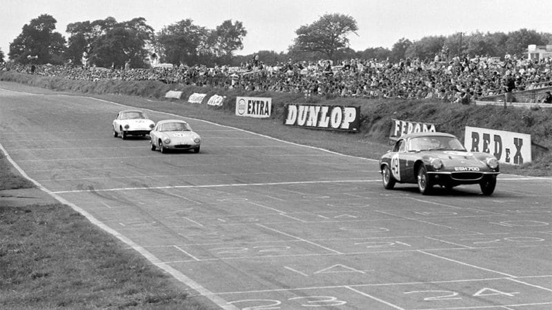 Jim Clark in the Reivers’ Lotus Elite ‘ESH 700’