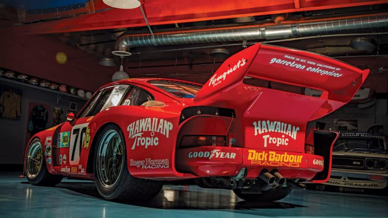 The classic ‘Whale-tail’ Porsche 935 was entered by Dick Barbour Racing and driven to second overall and a class win by Newman, Barbour and Rolf Stommelen in 1979
