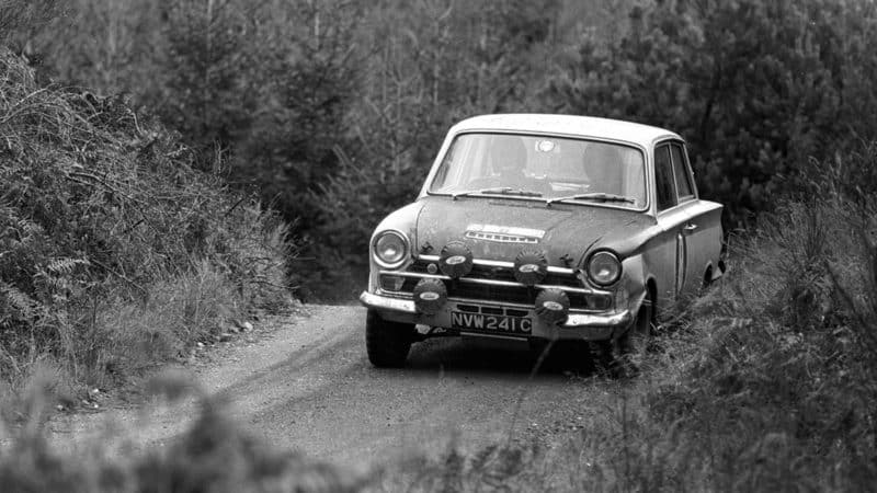 Clark teamed up with respected co-driver Brian Melia for the 1966 RAC