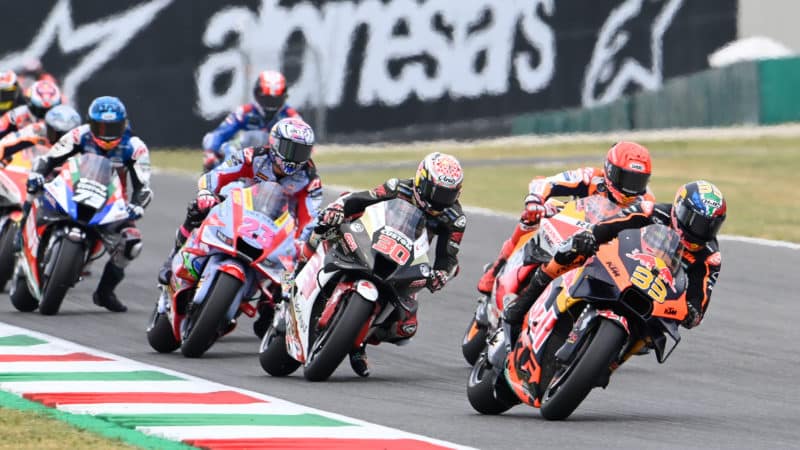 Brad Binder leads at MotoGP Mugello round in 2022