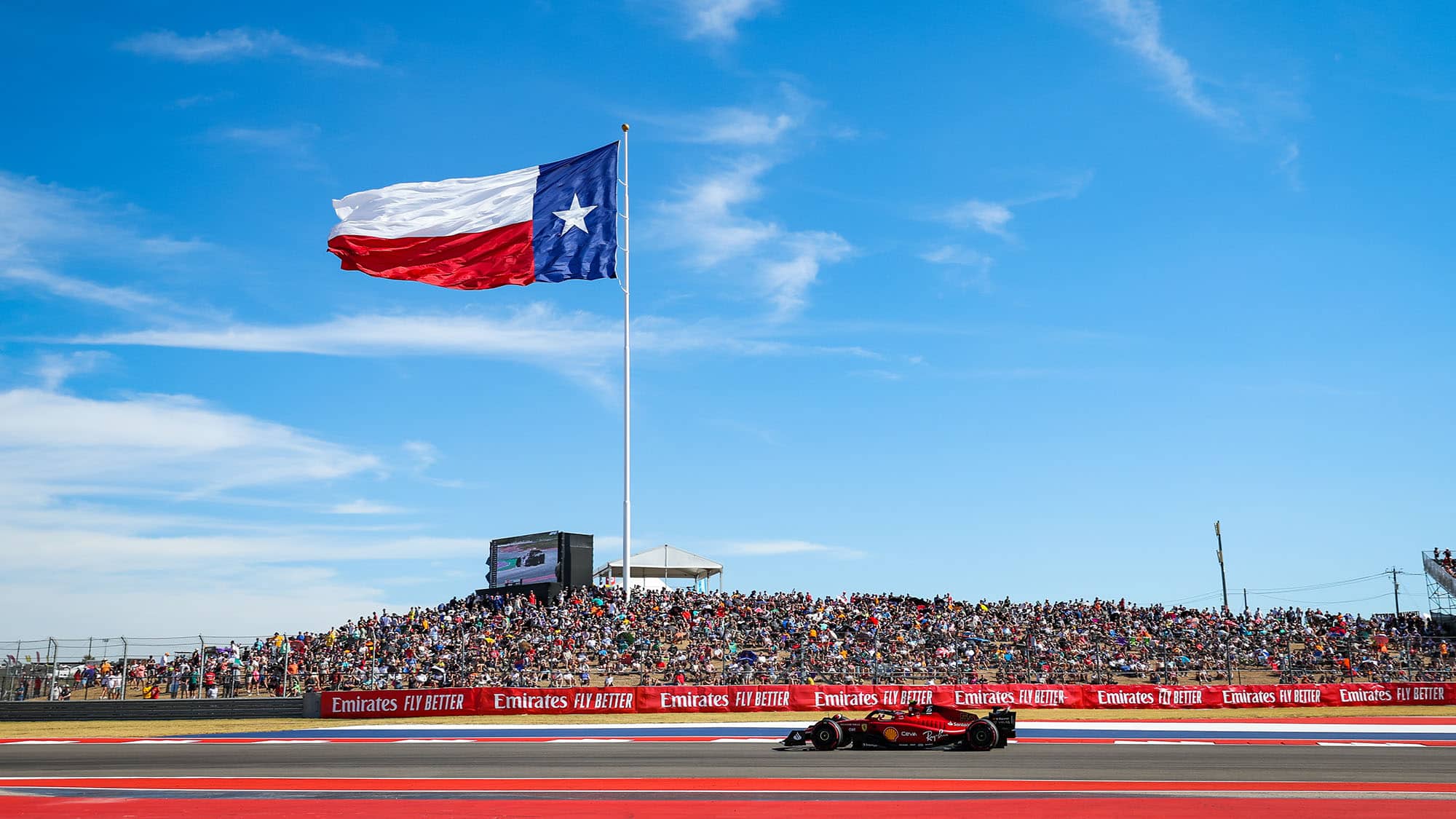 Carlos Sainz revels in tricky COTA as he takes pole for 2022 US GP - Motor  Sport Magazine
