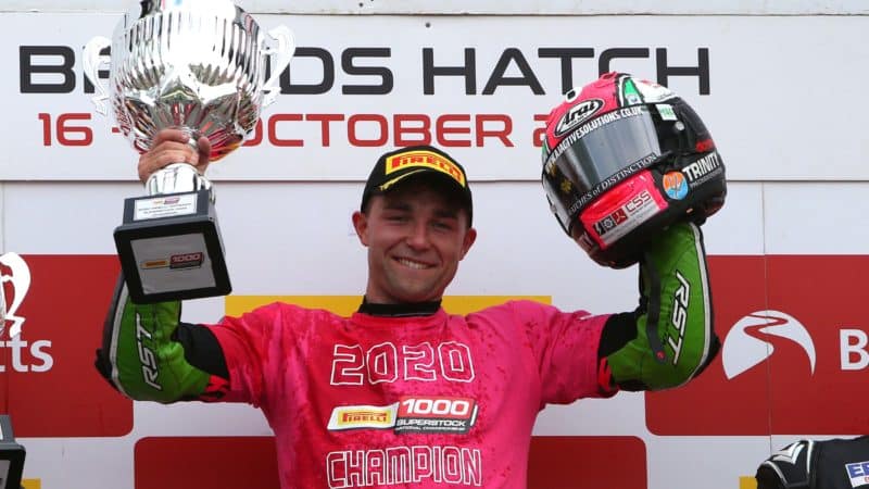 Chrissy-Rouse-celebrates-becoming-2020-Superstock-1000-champion