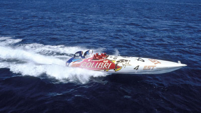 Pironi moved to powerboat racing but was killed, along with his crew, near the Isle of Wight in 1987 in Colibri 4