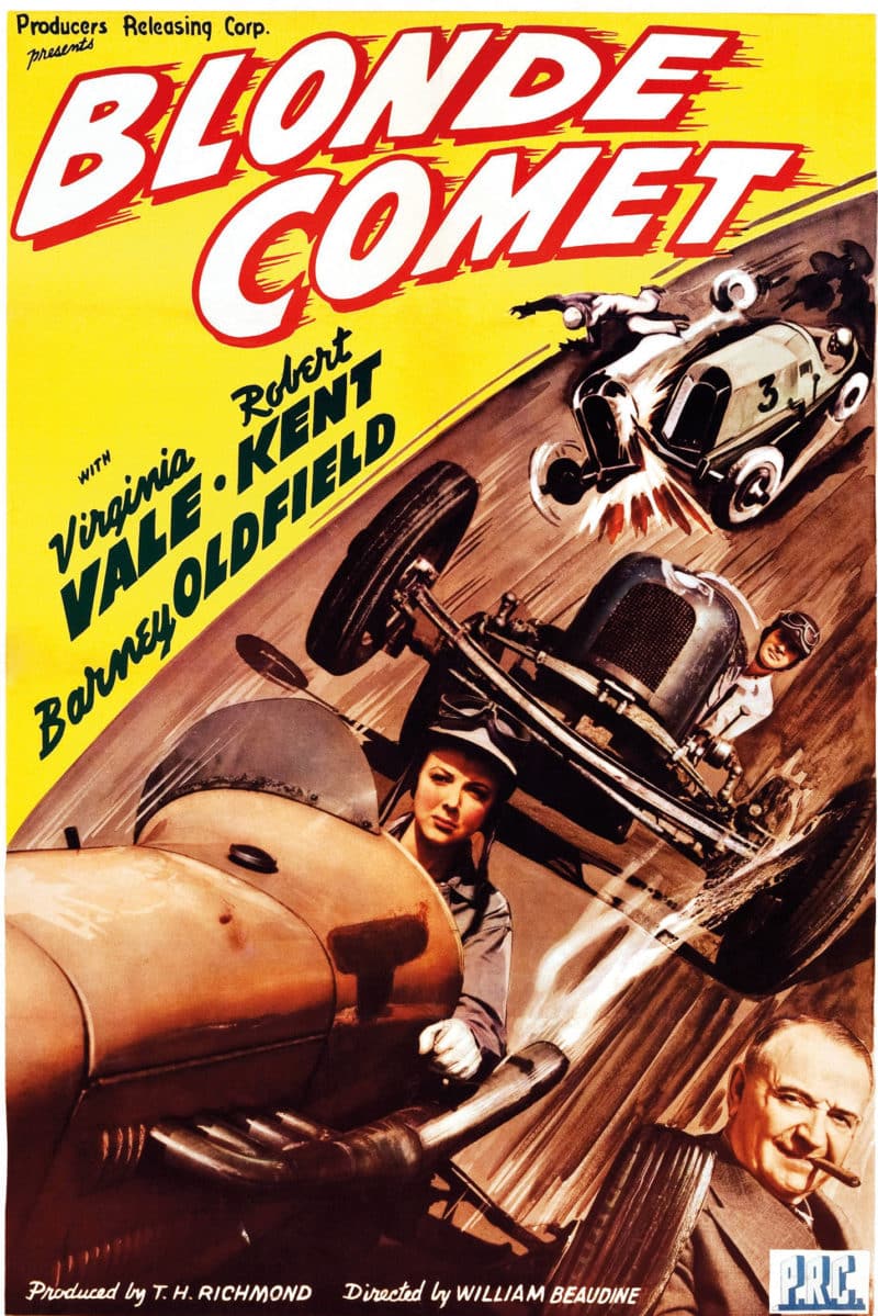 Blonde Comet poster, 1941