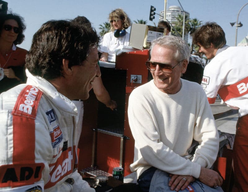 Mario Andretti and Newman were close friends, and Andretti even proved to be the link that helped found Newman/Haas Racing in IndyCar