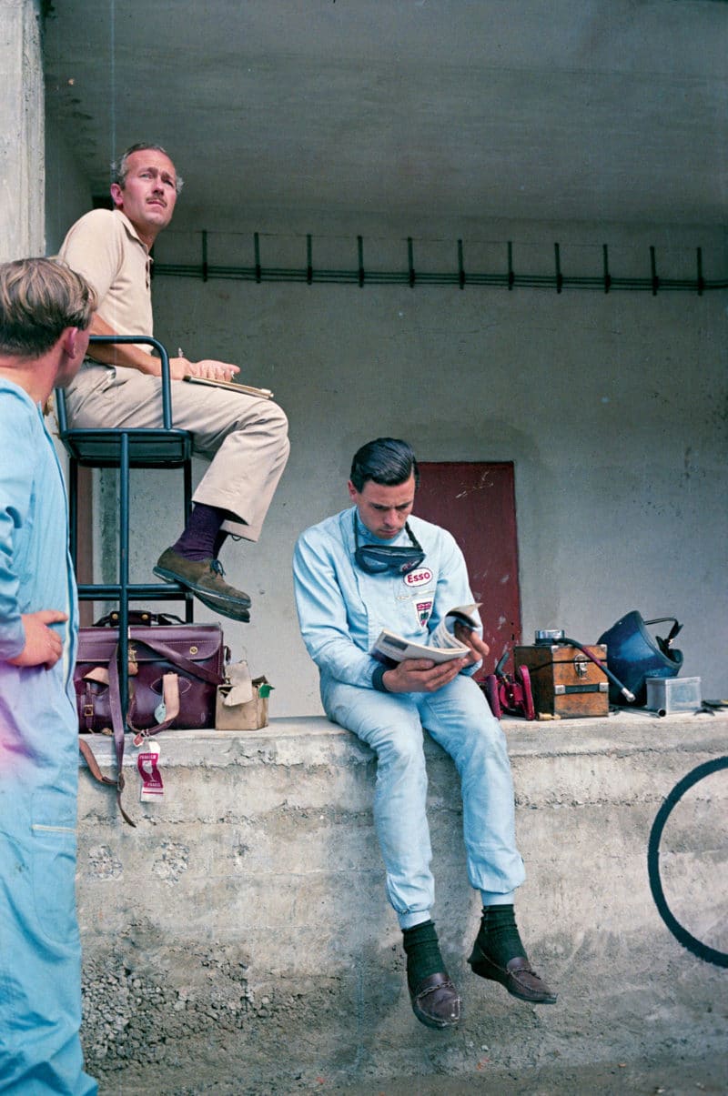 Colin Chapman, Jim Clark - Italy Grand Prix In Monza 1963