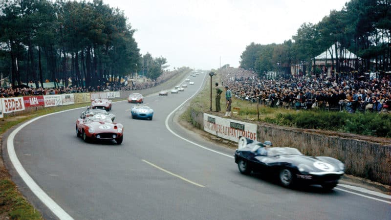 The 1957 Le Mans field