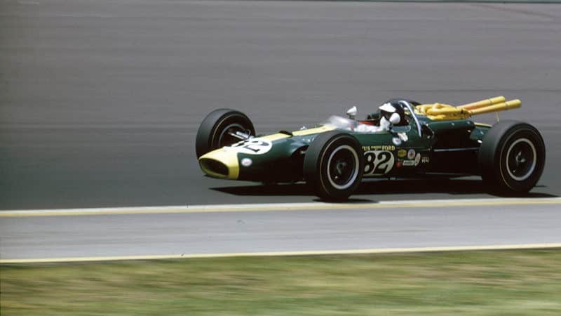 Jim Clark Races In The Indy 500