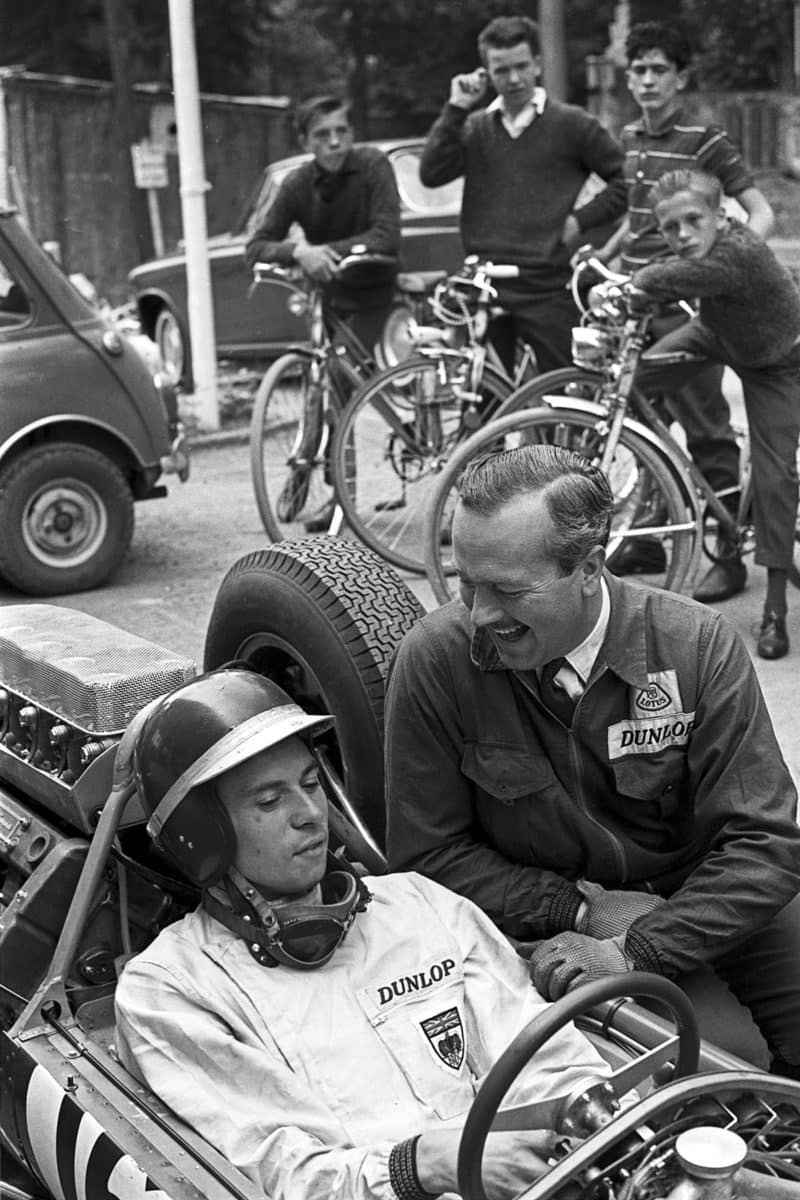 Jim Clark, Colin Chapman, Grand Prix of Belgium