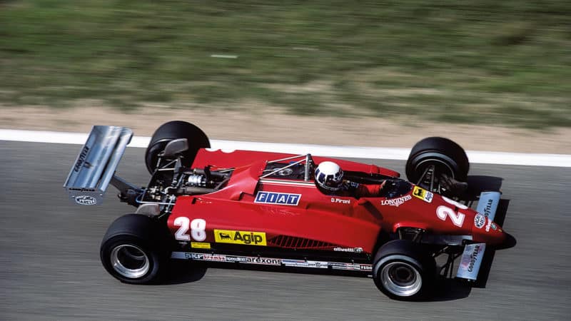 Pironi’s final F1 drive was here at Hockenheim on August 8, 1982