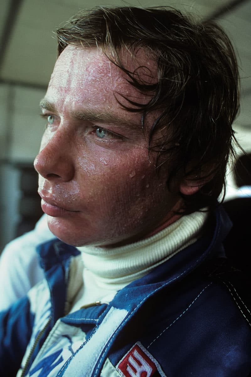 A sweaty Pironi, 1980