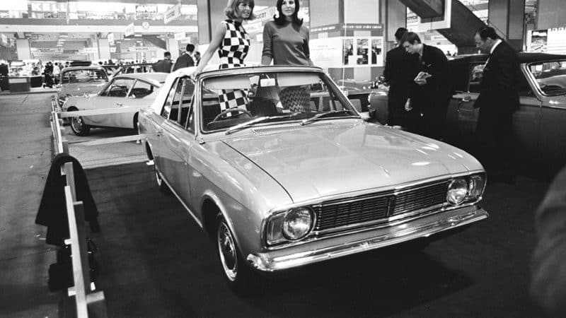 The London Motor Show in 1966
