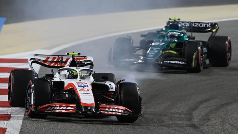 Haas-F1-driver-Mick-Schumacher-at-the-2022-Bahrain-GP
