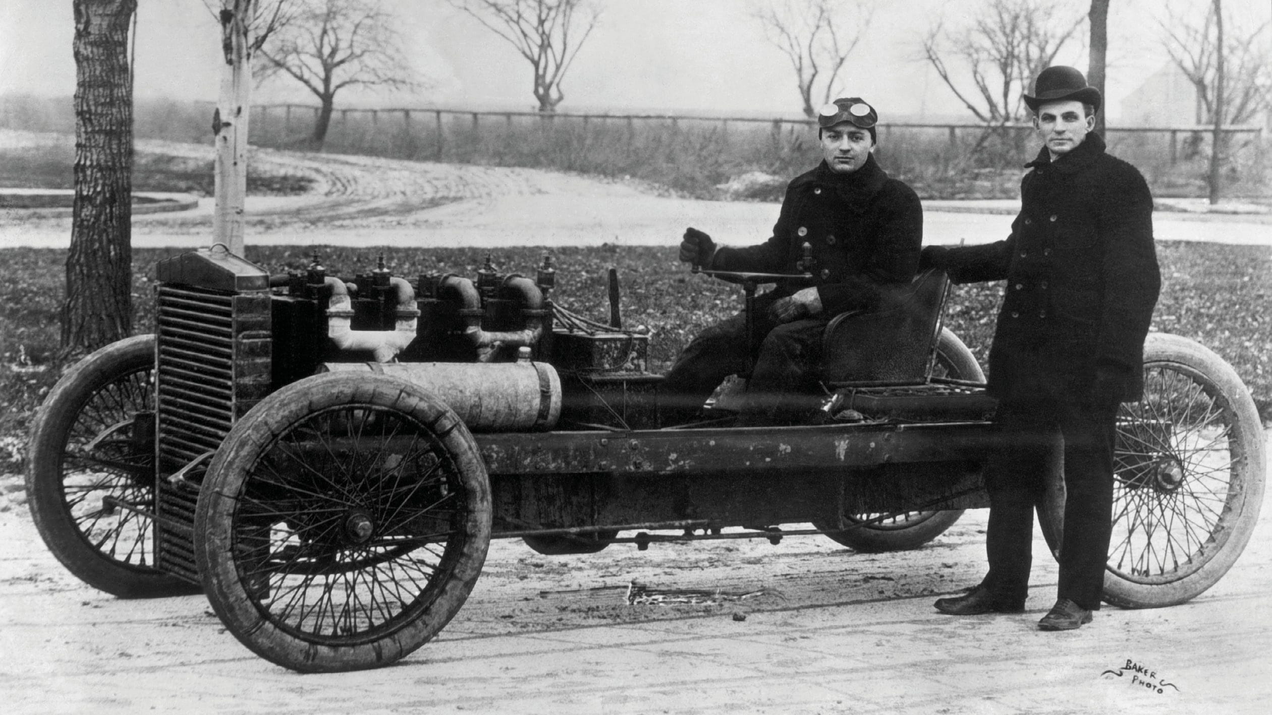 Henry Ford and his racer 999