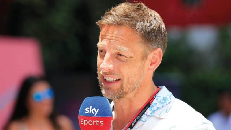 Jenson Button commentating
