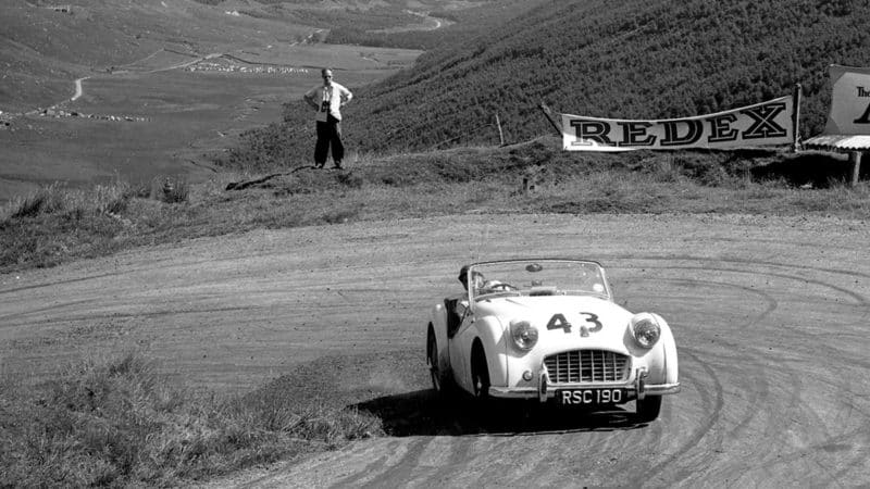 Jim Clark at rest and be Thankful 1958