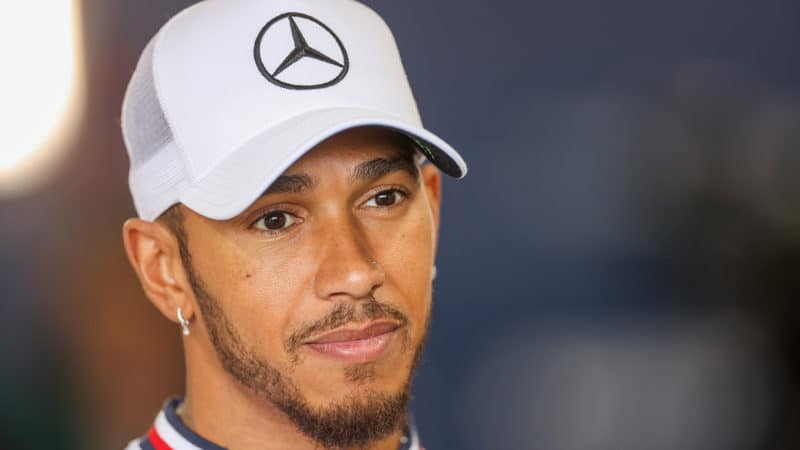 Lewis Hamilton portrait in 2022