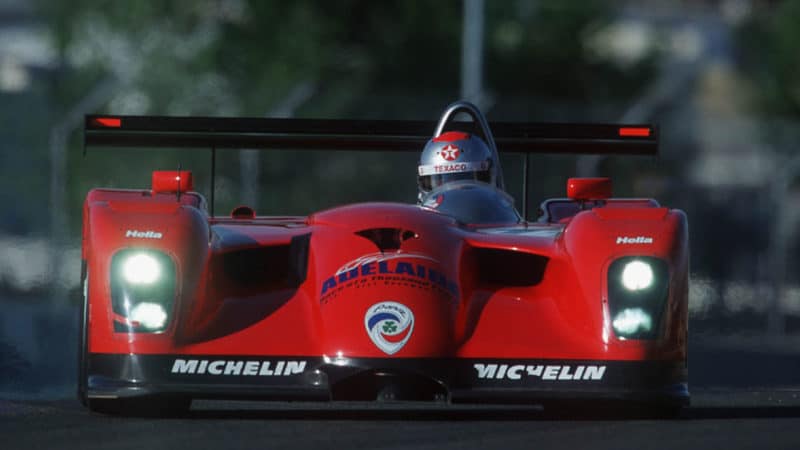 Mario-Andretti-driving-for-Panoz-at-2000-Le-Mans