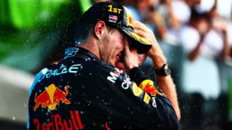 Verstappen seals Red Bull constructors’ title with comeback US GP drive