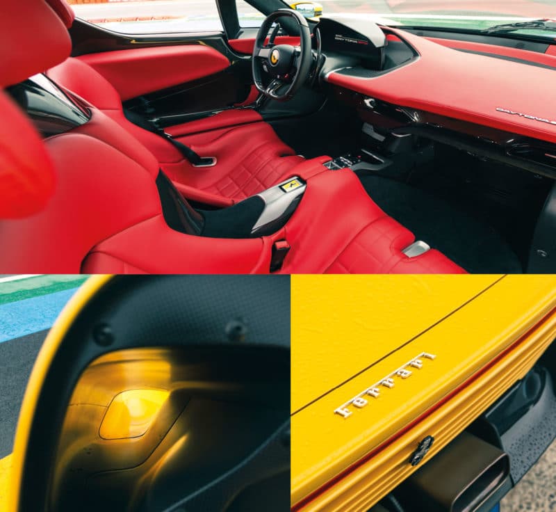 Views of the Daytona SP3's interior and details