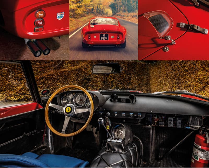 The Ferrari 250 GTO cockpit and details