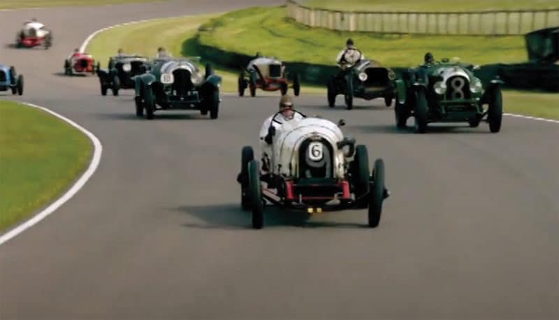 Motor racing in Downton Abbey