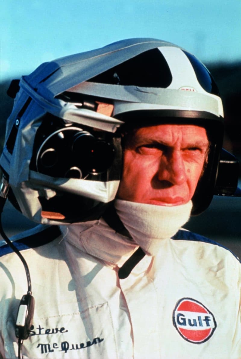 Steve-McQueen-with-camera-strapped-to-his-head-during-filming-of-Le-Mans