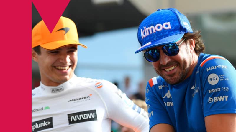 2022 Alpine driver Fernando Alonso at the Abu Dhabi GP
