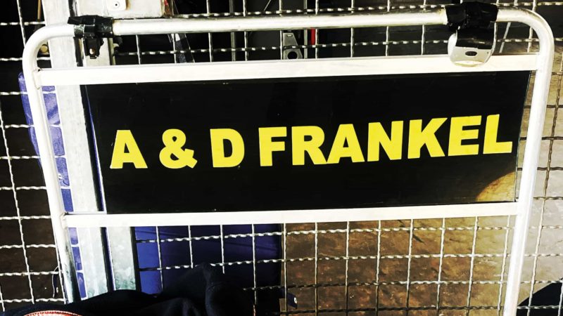 A & D Frankel Sign