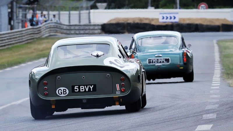 Aston Martin DP214 racing