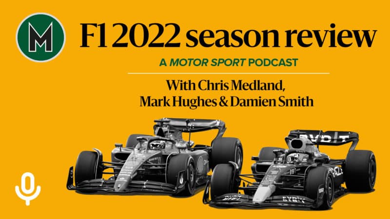 F1 2022 season review podcast header