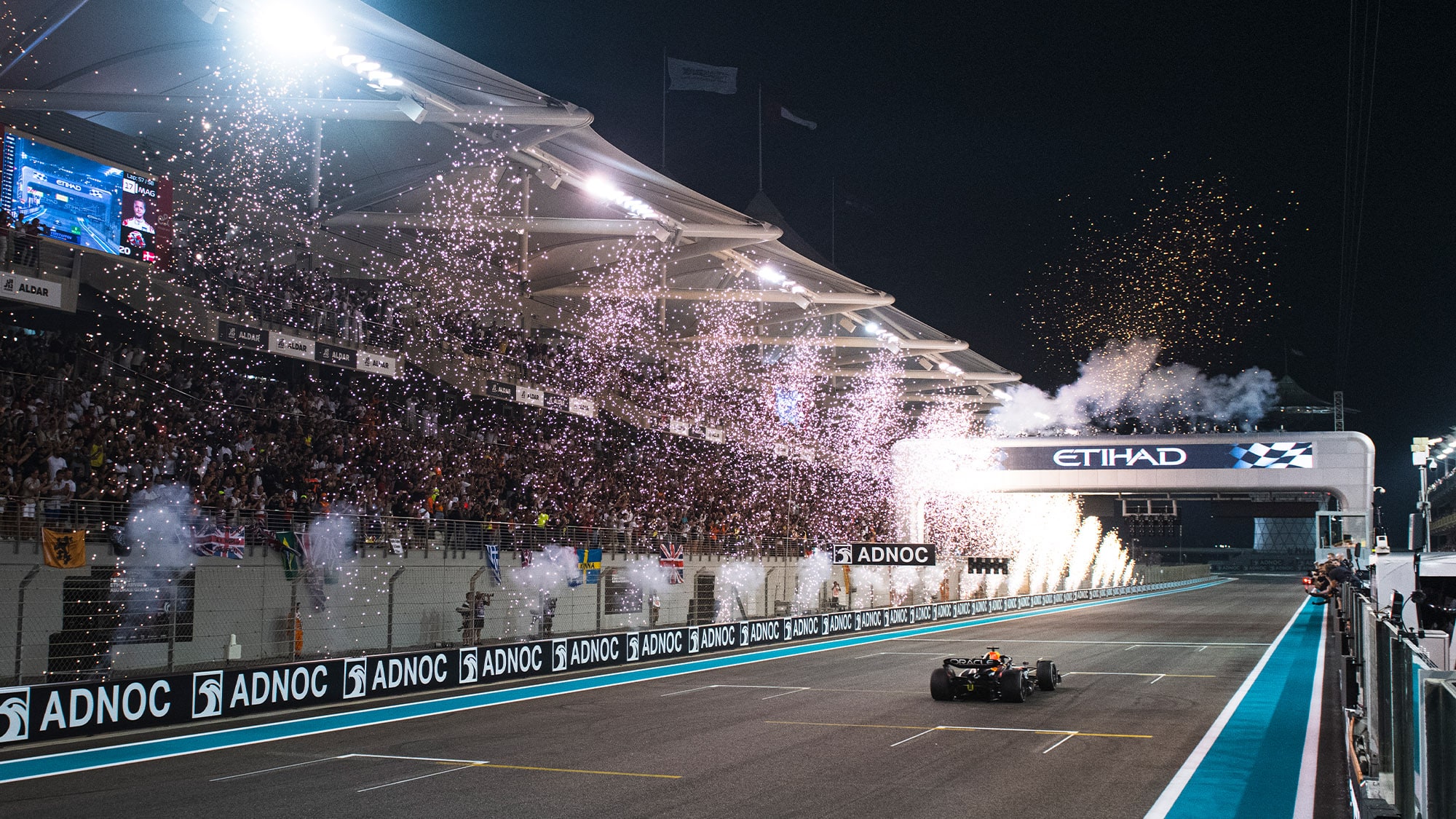 Fireworks explode as Max Verstappen wins the 2022 Abu Dhabi GP