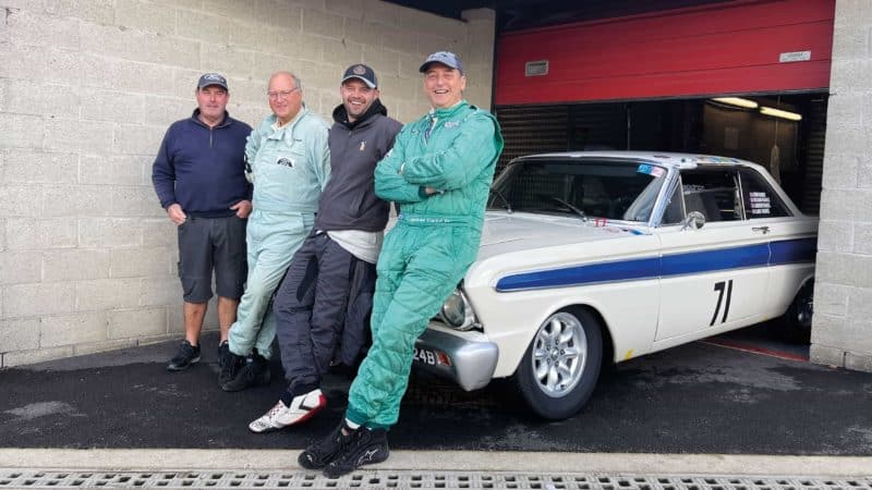 Four men and a Ford Falcon