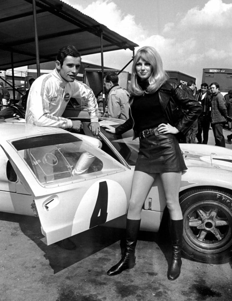 Ickx and girlfriend Peta Selcombe