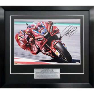 Product image for Jack Miller 2022 Catalunya Front On Signed Photo