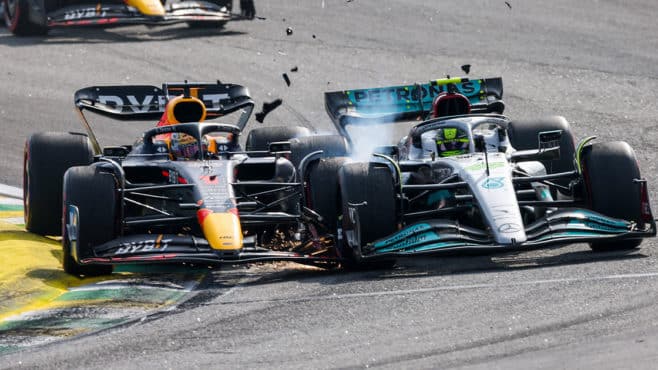 ‘You know how it is with Max’ says Hamilton after latest Verstappen collision