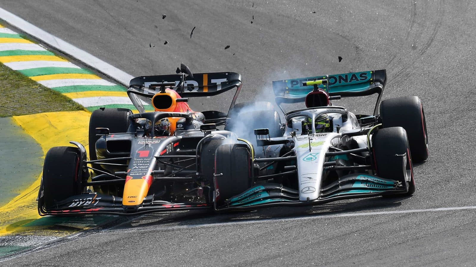Lewis and Max collide