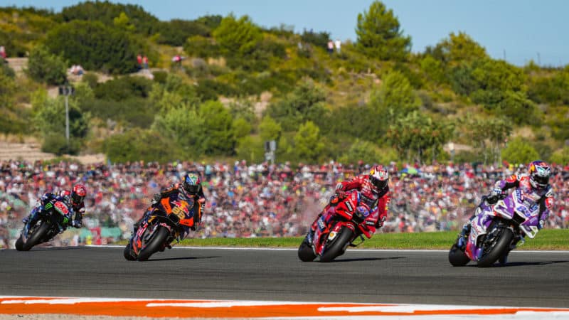 Martin Miller Binder and Quartararo in 2022 MotoGP Valencia GP