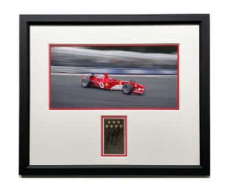 Product image for Michael Schumacher signed 'seven-times' F1 Champion Framed Photograph