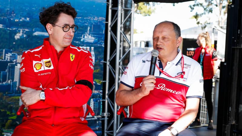 2 Ferrari F1 team boss Frederic Vasseur