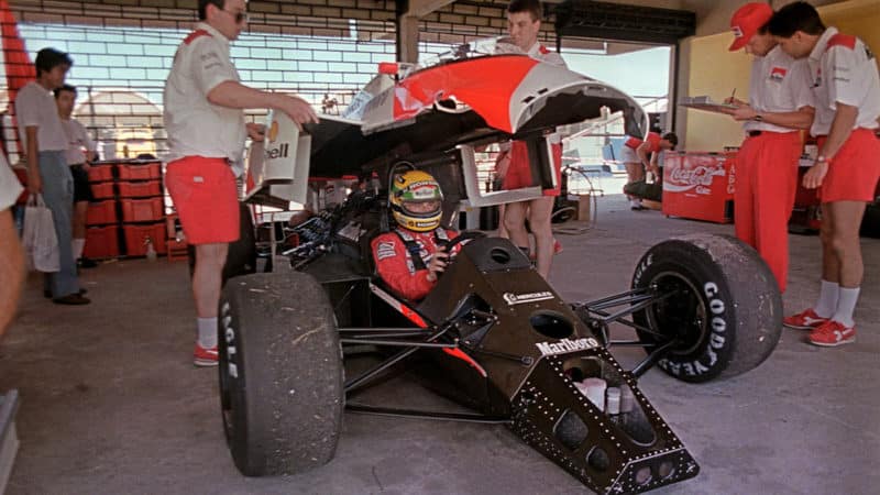 4 Ayrton Senna McLaren F1 driver 1988 Japanese GP