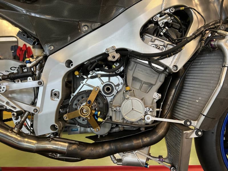 Aprilia RS Cube chassis and engine