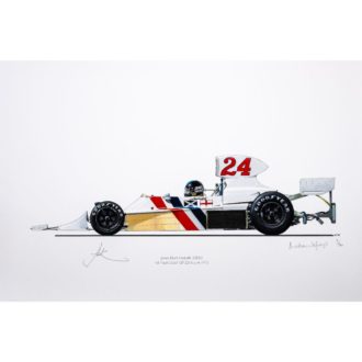 Product image for James Hunt | Hesketh 308B |1975 | Signed by Lord Hesketh