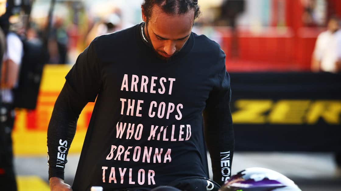 Lewis Hamilton at the 2020 Tuscany GP