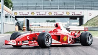 Schumacher Ferrari breaks modern F1 auction record