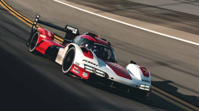 Porsche on track