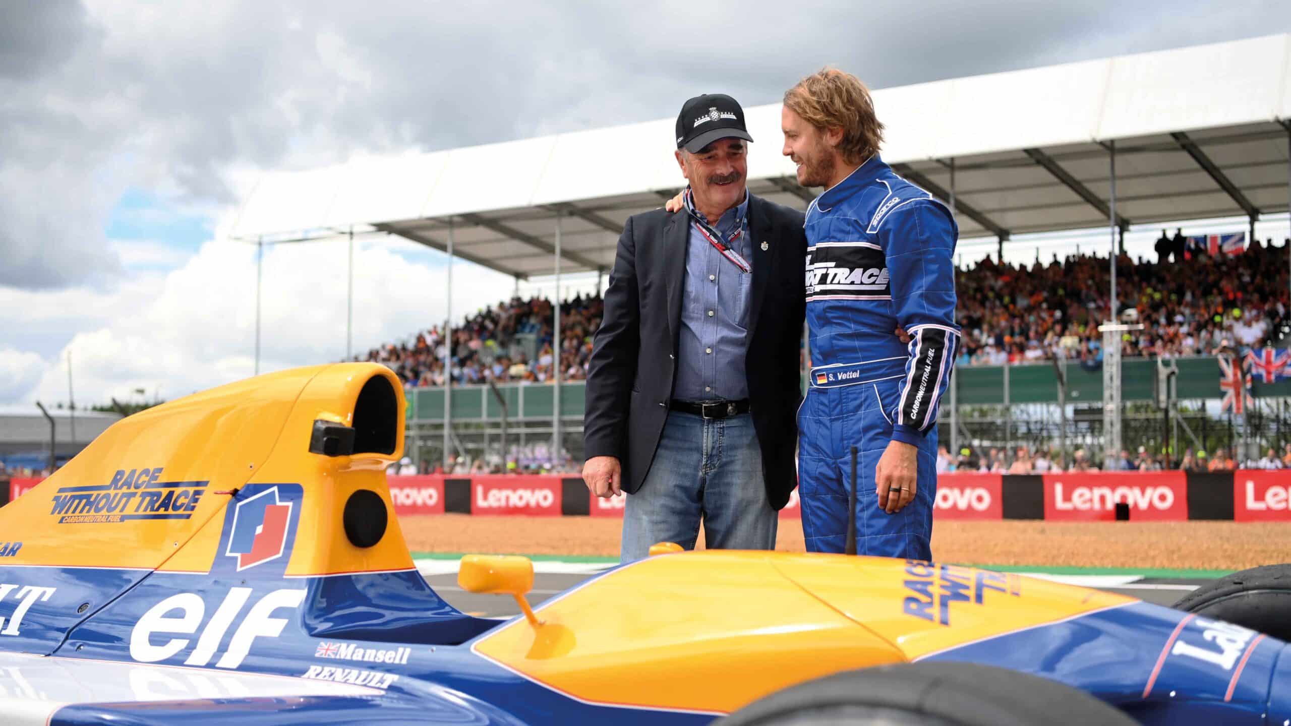 Sebastian Vettel and Nigel Mansell’s