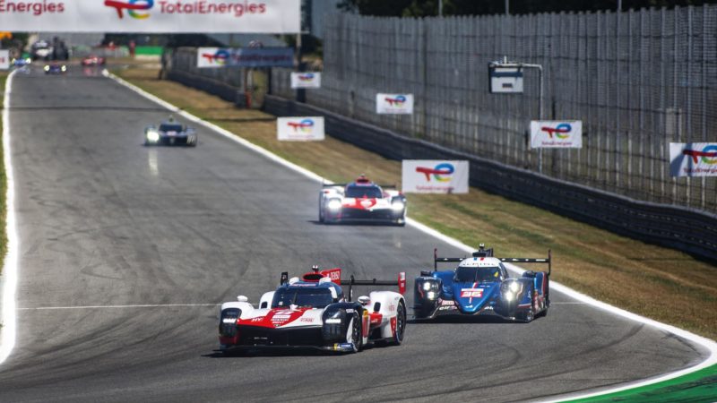 Toyota and Alpine in WEC