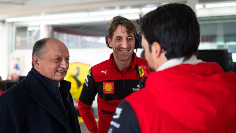 2 Ferrari F1 team boss Fred Vasseur