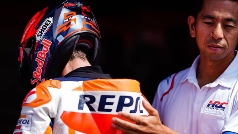2 Marc Marquez Honda MotoGP rider 2022